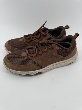 London Fog Derby Men's Lightweight Brown Casual Sneakers Size 9